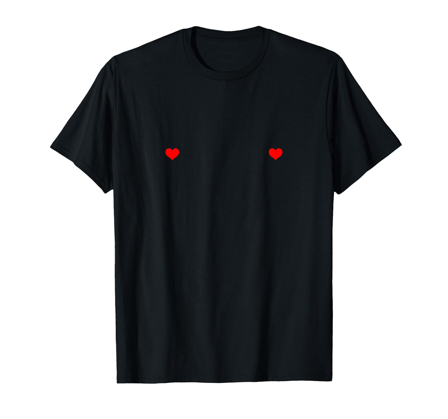 Cute Heart Nipples T Shirt T-Shirt