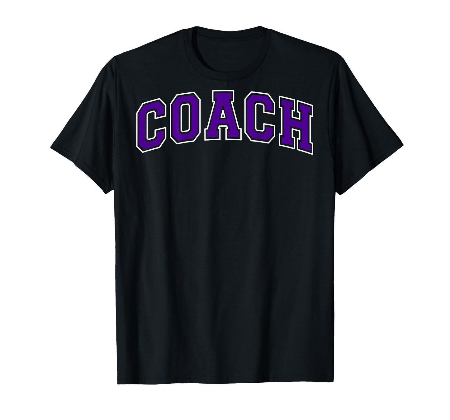 Coach Sports Trainer Vintage Purple White on the back T-Shirt