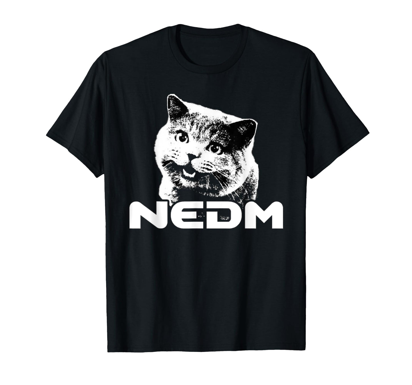 NEDM Not Even Doom Music Internet Cat Kitten Meme T-Shirt