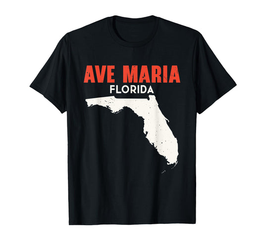 Ave Maria Florida USA State America Travel Floridian T-Shirt