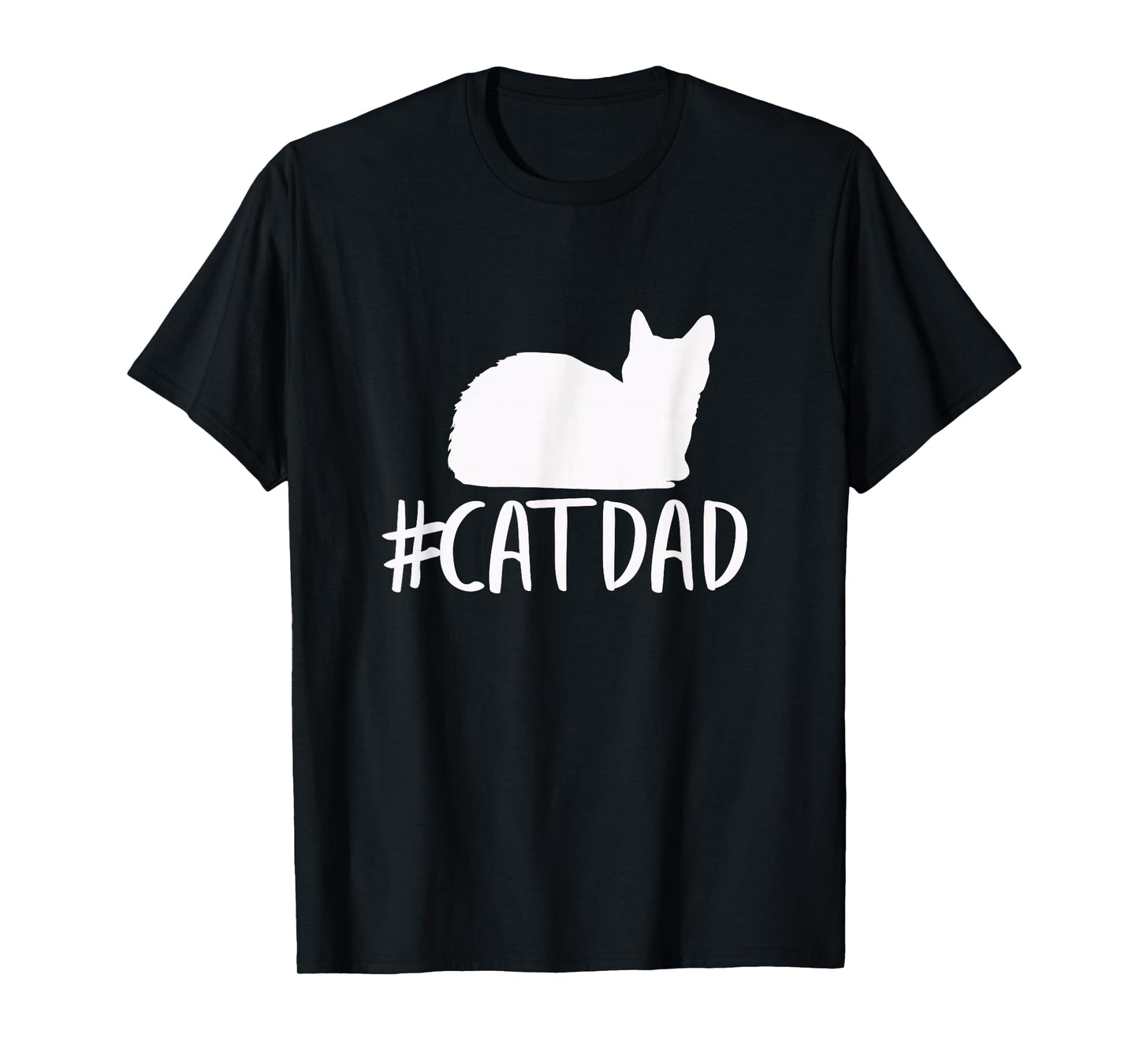 #CatDad Shirt - Funny Hashtag Cat Dad Shirt T-Shirt