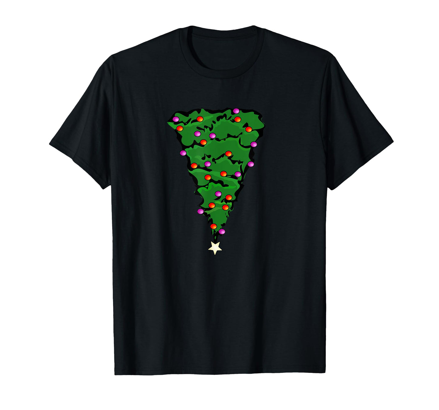 Upside Down Christmas Tree - Funny Christmas Holidays Shirts