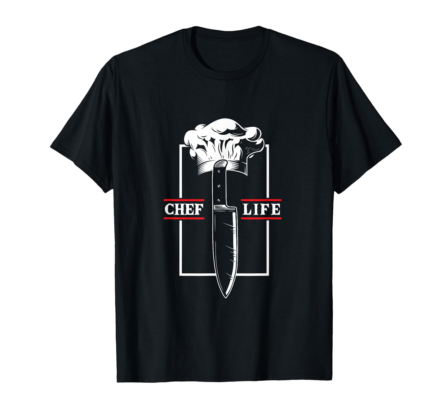 Chef Cook Life Knife Restaurant Cooking Food Culinary Grill T-Shirt