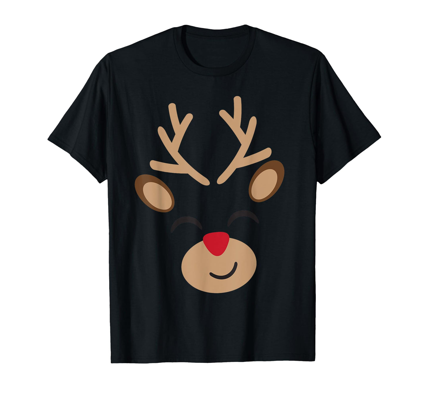 Adorable Reindeer Holiday Graphic - Festive Christmas Design T-Shirt