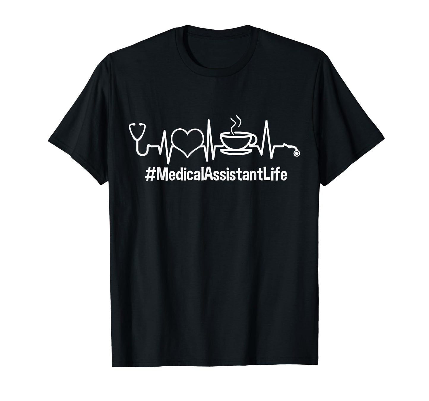 CMA Certified Medical Assistant Heartbeat Assisting T-Shirt