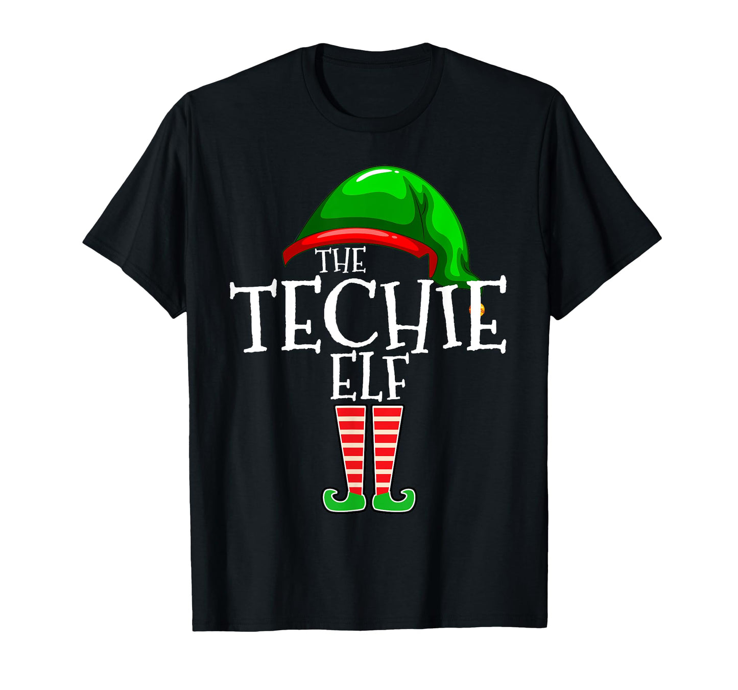 The Techie Elf Family Matching Group Christmas T-Shirt