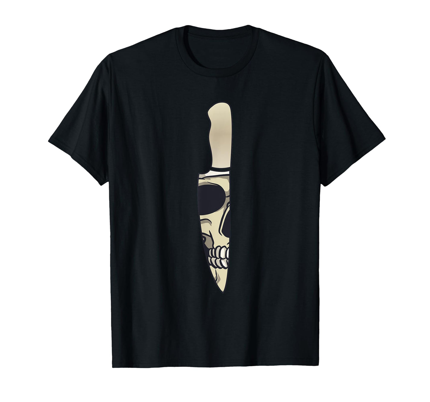 Cook Chef Cooking Knife Skull T-Shirt