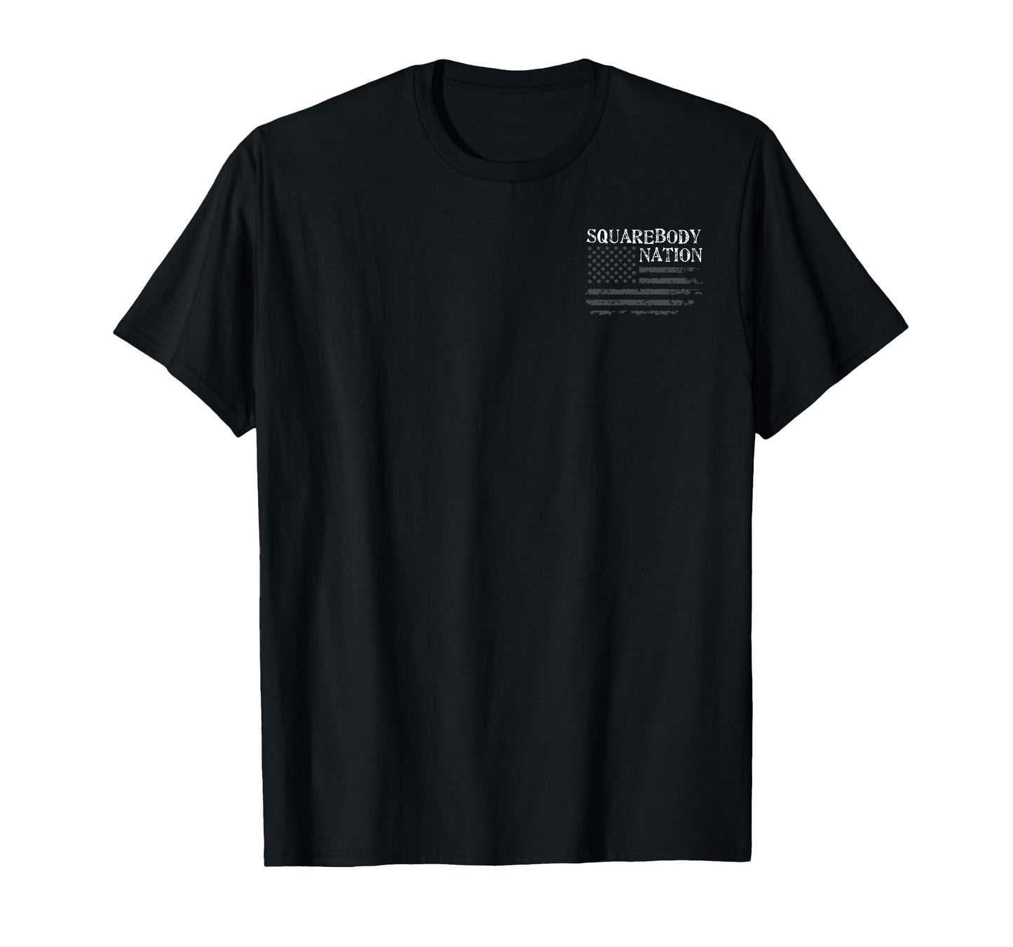 Classic Square Body C10 Truck American Flag T-Shirt