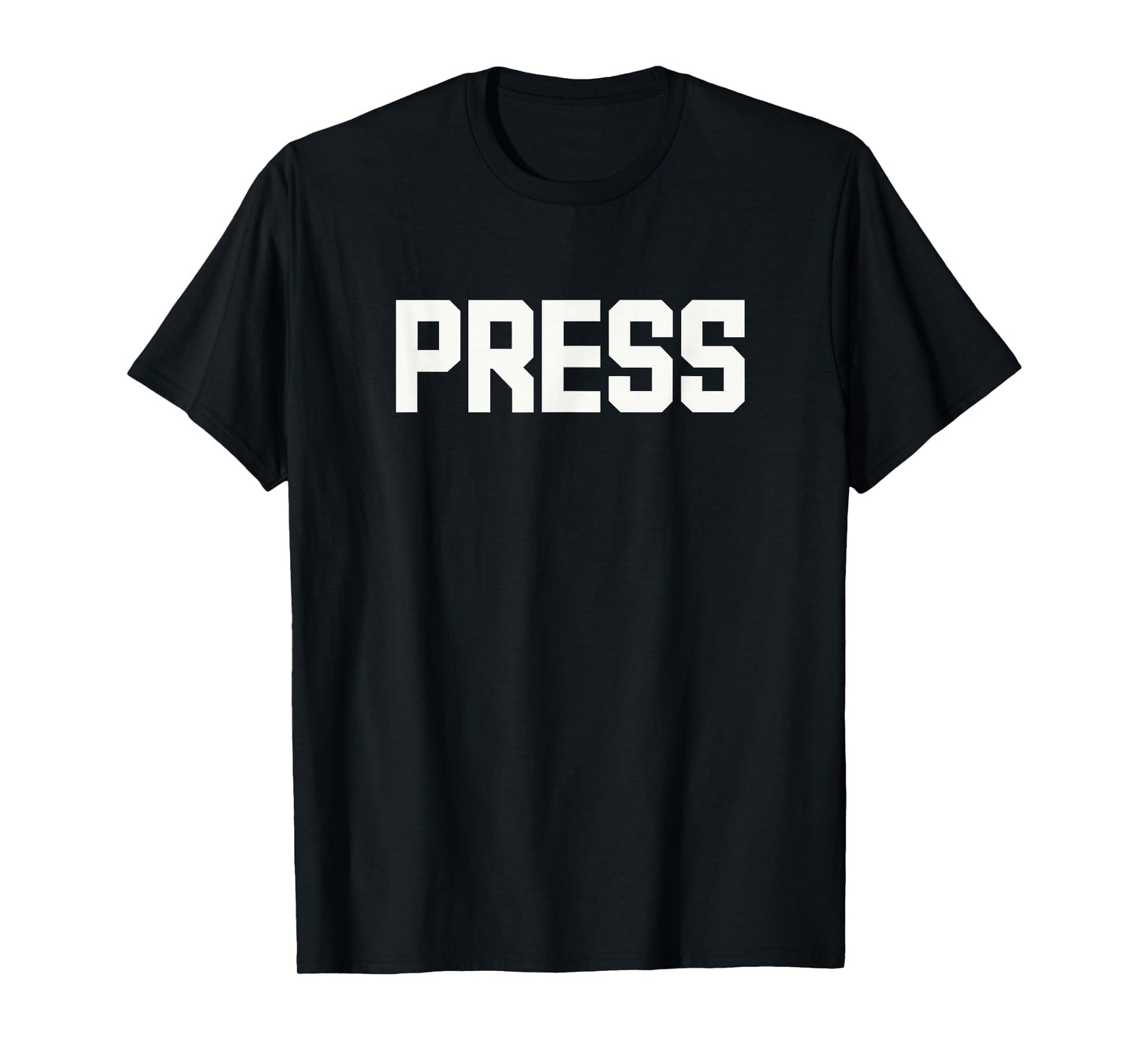 Press Text Design Ideal for Media Professionals T-Shirt