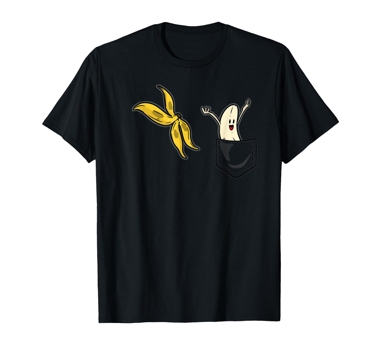 Banana Striptease Funny - Banana Pocket Cool T-Shirt