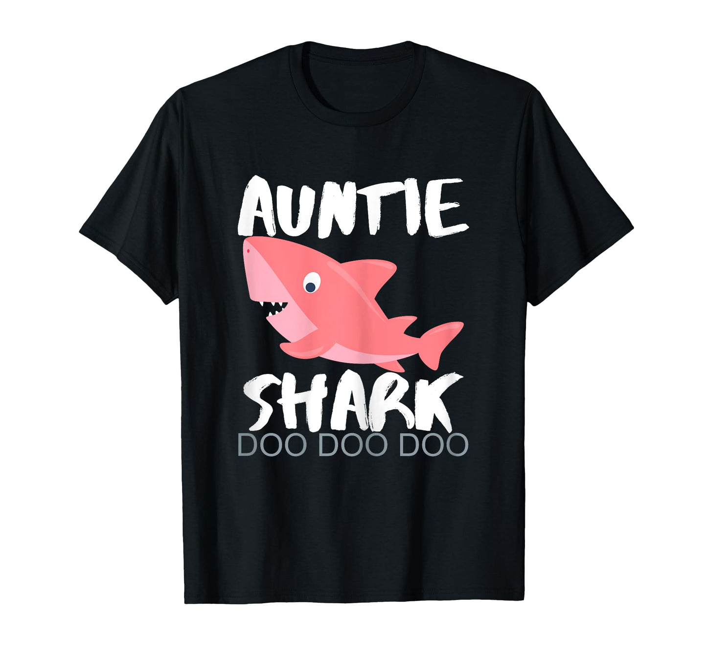 Auntie Shark Christmas Birthday Gift From Niece Nephew Women T-Shirt