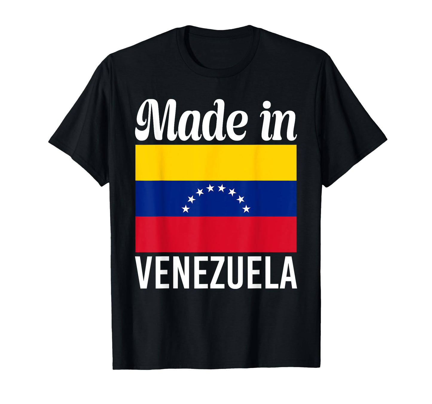 Caracas Venezuela Flag Men Women Gift Made In Venezuela T-Shirt