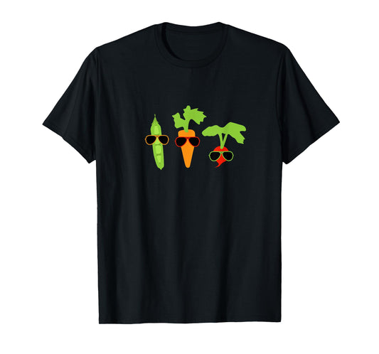 Cool Veggies Sunglasses Gardening Vegetables Gift T-Shirt