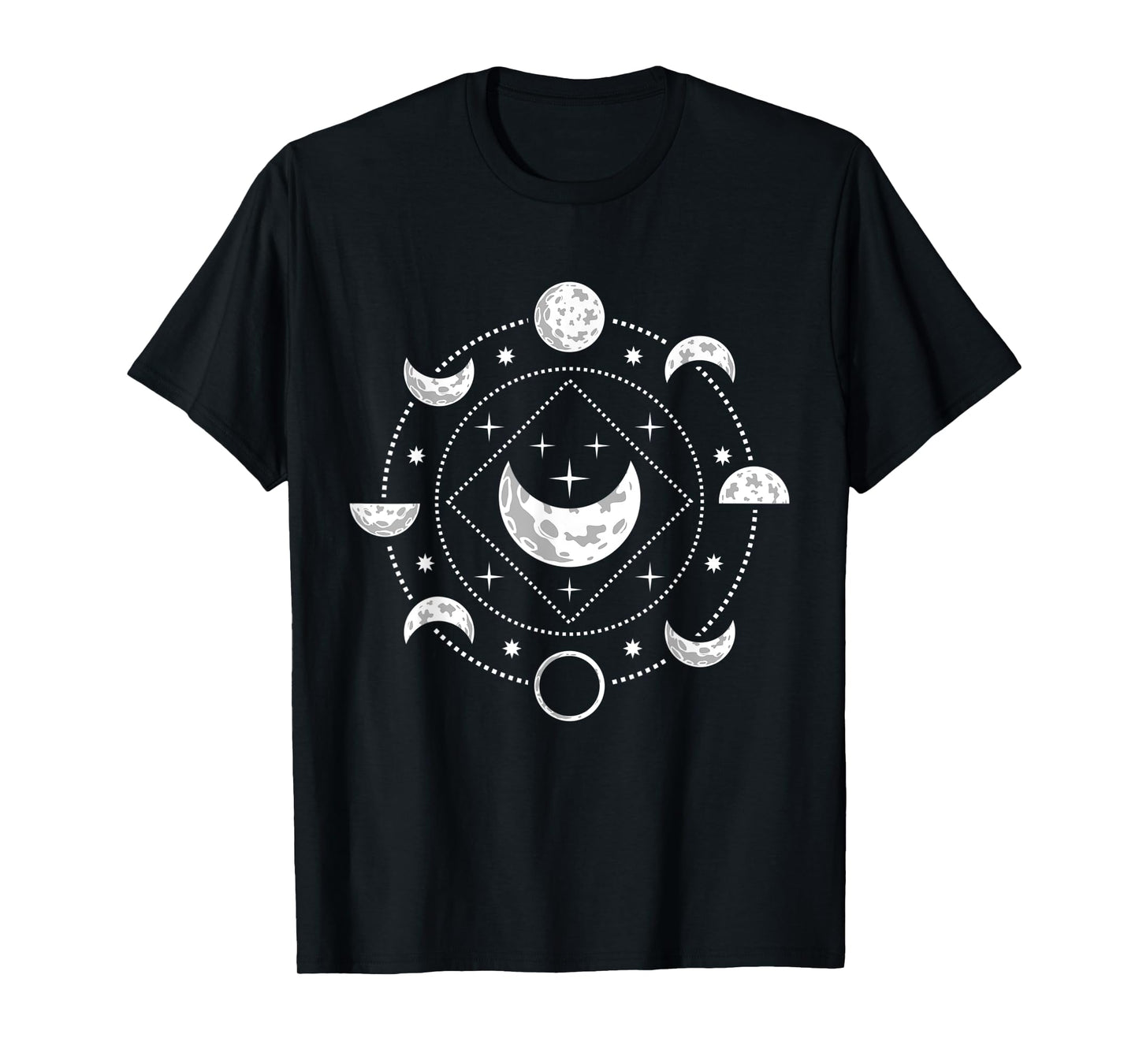 Moon Phase Full Moon Luna Cycle Lunar Apparent Women T-Shirt
