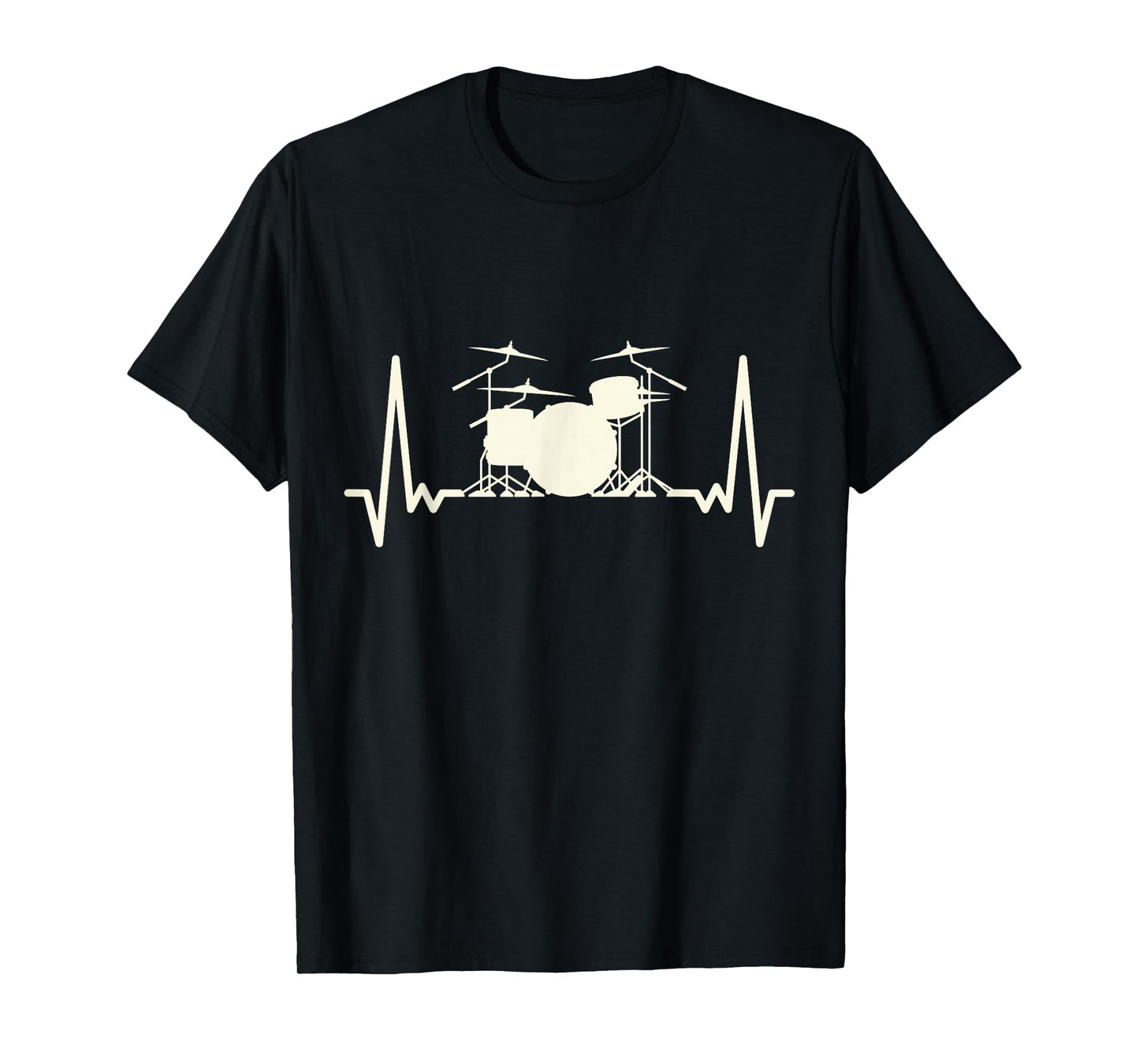 Drummer Gifts For Men & Women Drumming Heartbeat Drummer T-Shirt