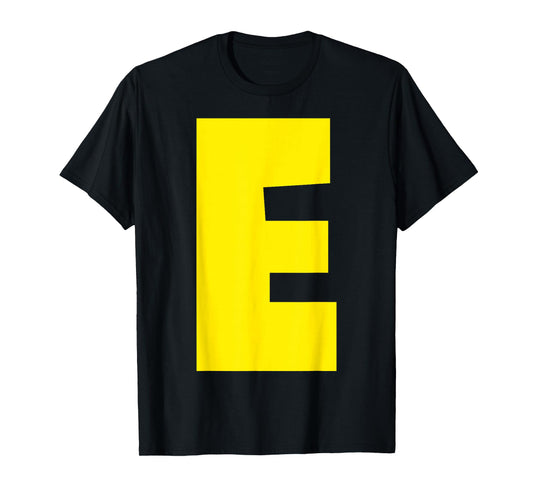 "E" Letter Chipmunk Group Matching Funny Halloween Letter E T-Shirt