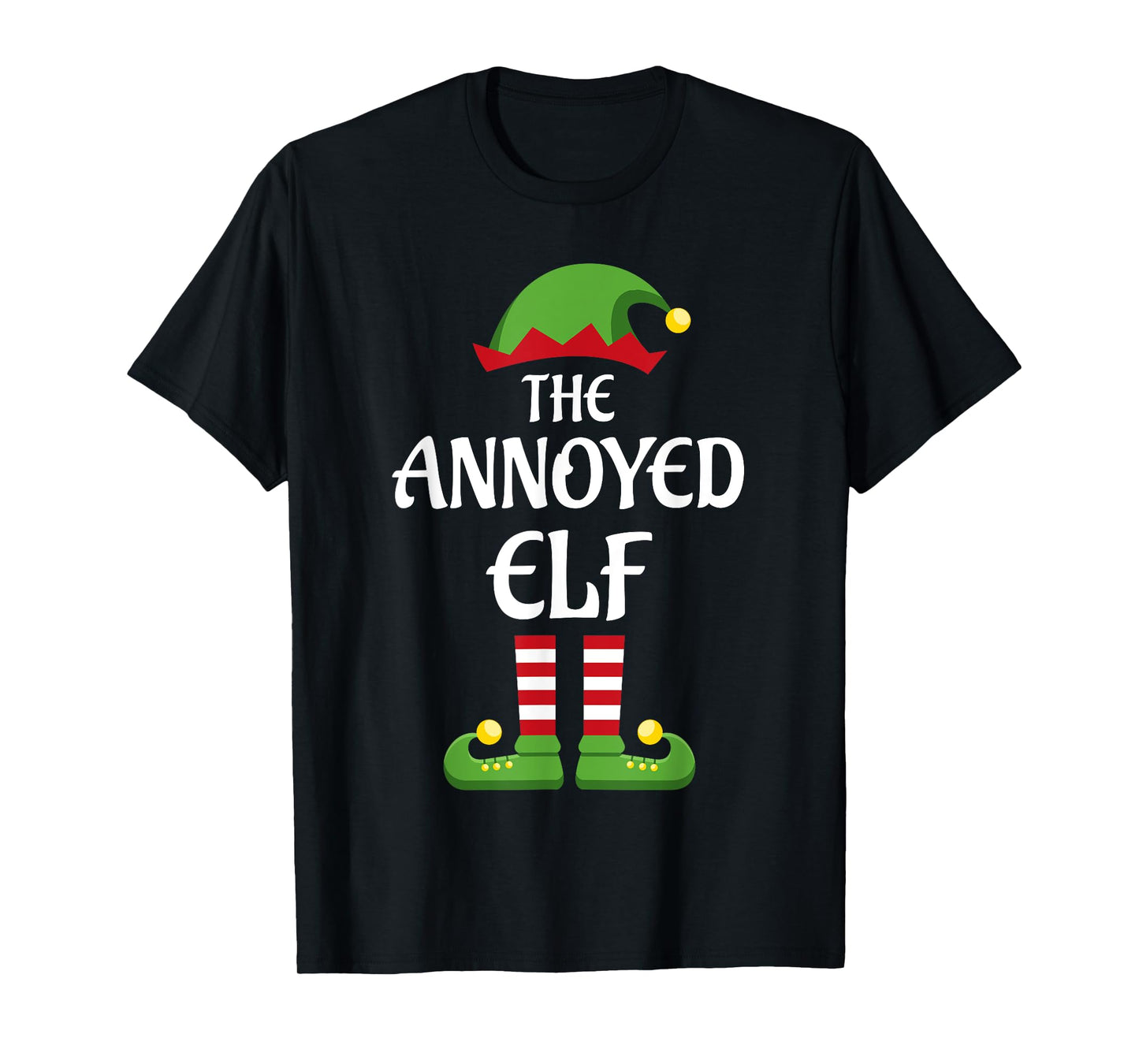 Annoyed Elf Family Matching Group Christmas T-Shirt