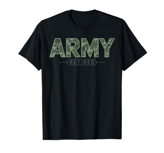 Army Retired Veteran Military T-Shirt