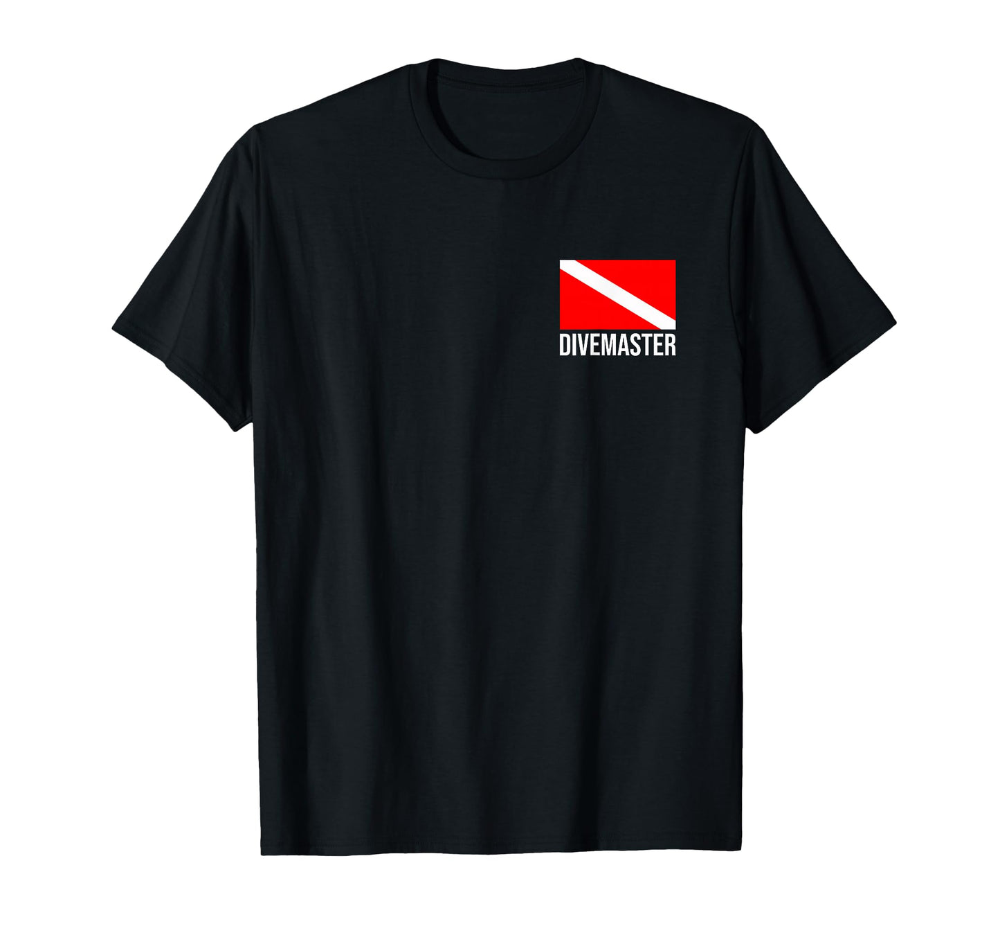 SCUBA FLAG DIVER DOWN FLAG DIVEMASTER T-Shirt