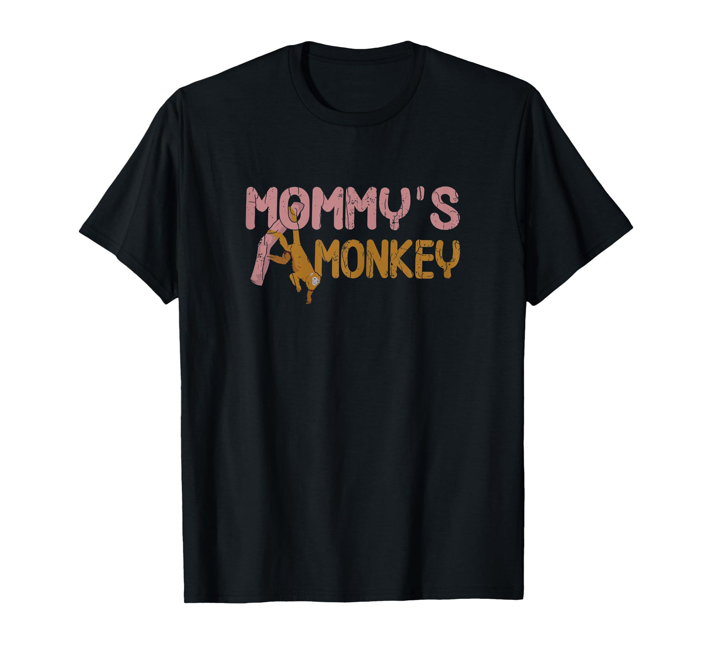 Mommy's Monkey Funny Monkeys Animal Lover Graphic T-Shirt