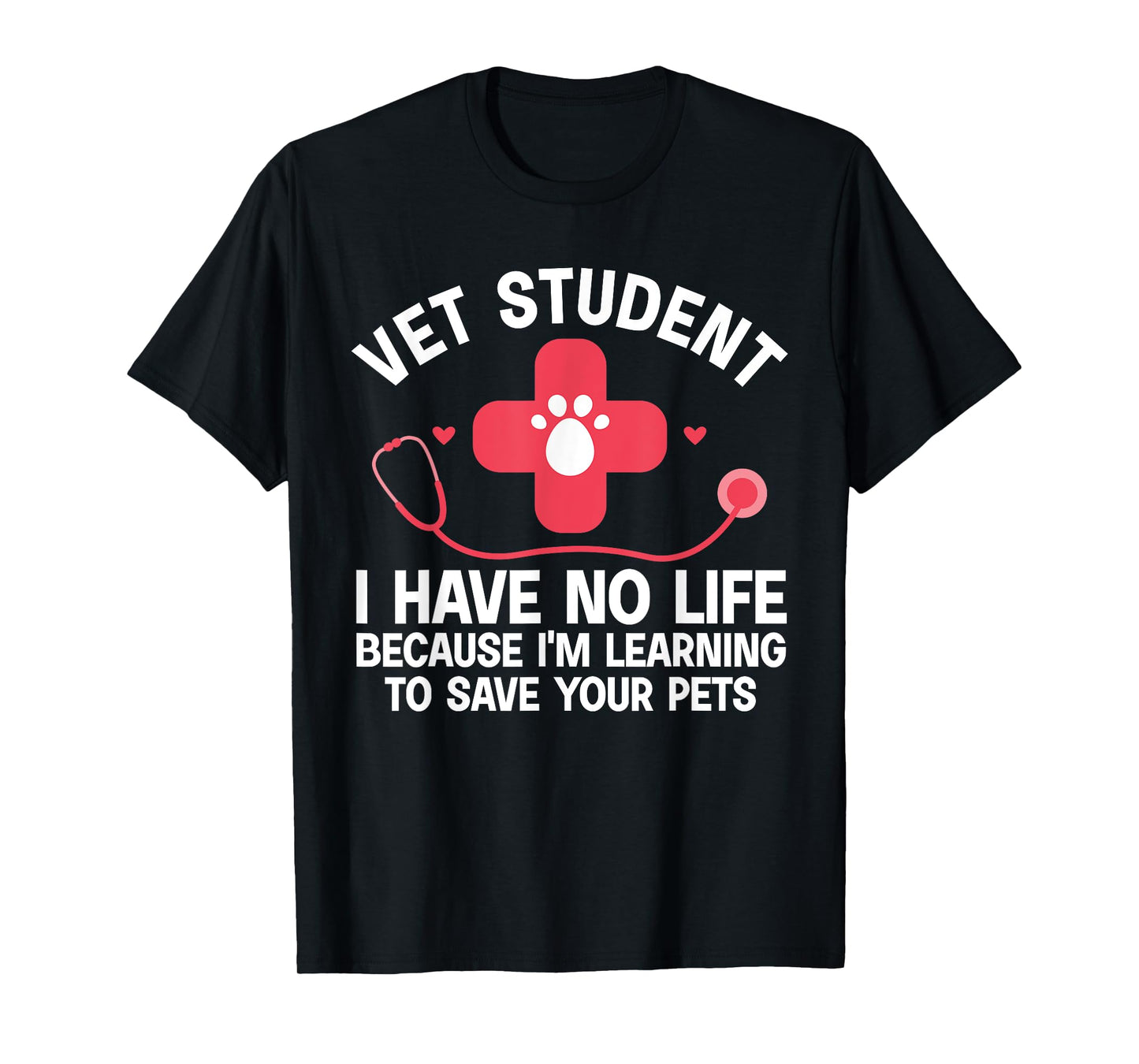 Cool Veterinarian Student Art For Men Women Veterinary Vet T-Shirt