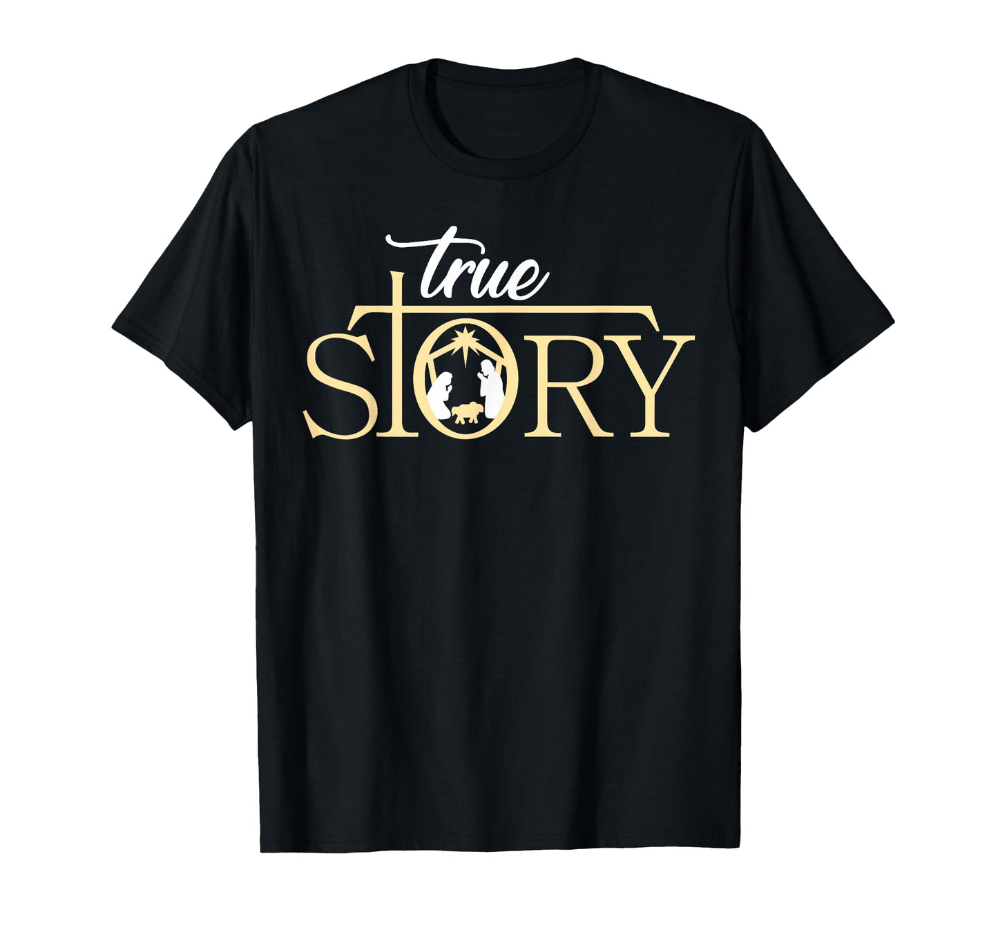 True Story of Jesus Birth Christmas Nativity Christmas T-Shirt