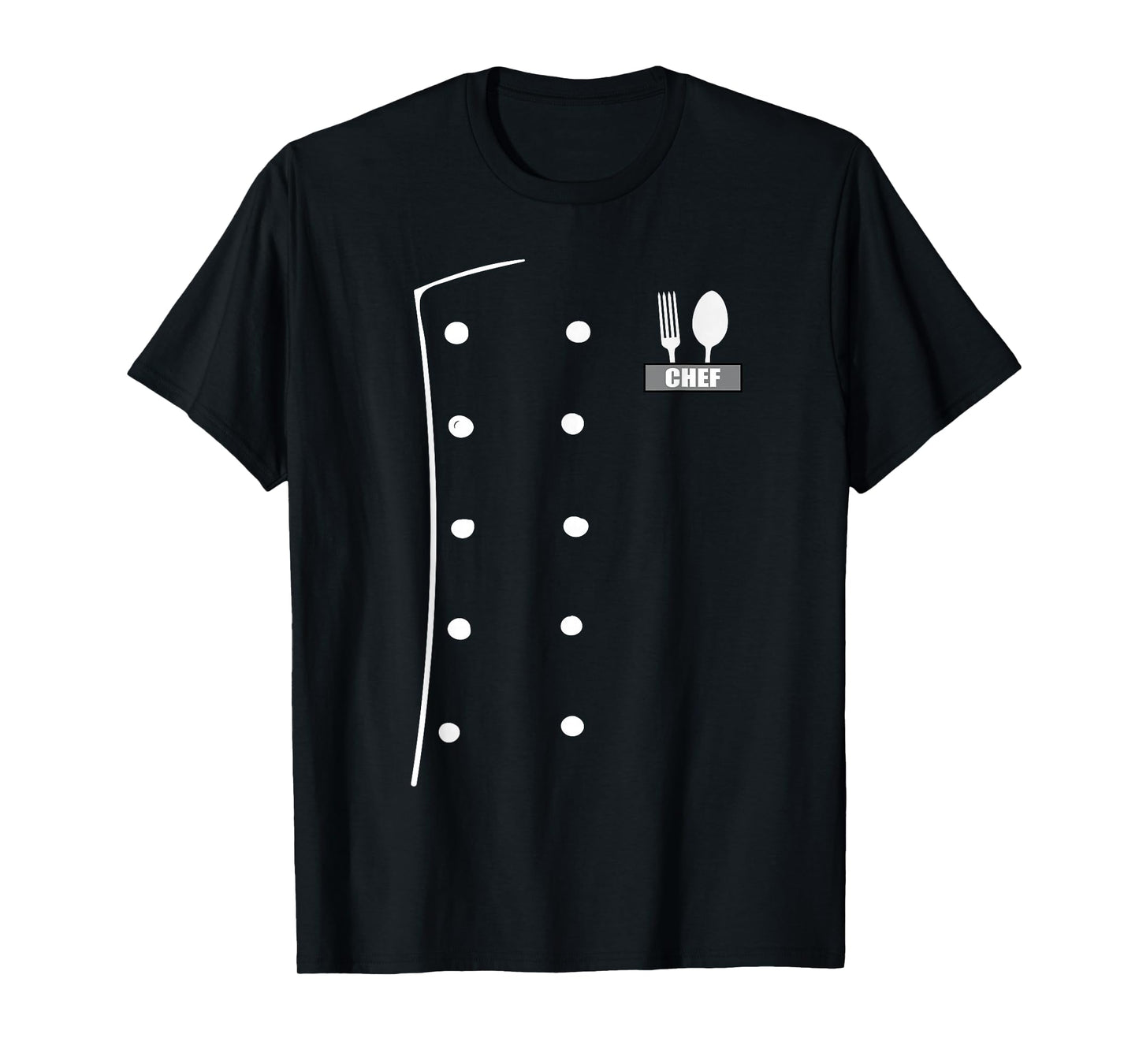 Chef Costume Coat Uniform Funny Cook Jacket for Cooking T-Shirt