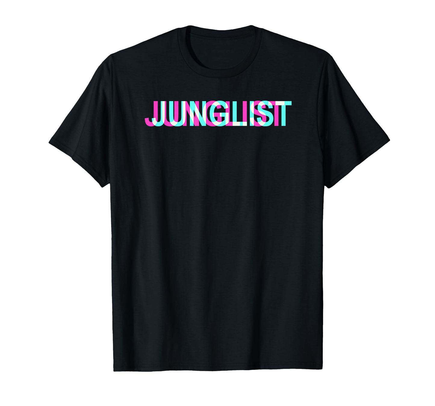 Junglist Movement I Drum n Bass Trippy Glitch Junglist T-Shirt