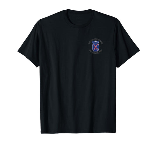 10th Mountain Division Fort Drum New York Veteran Infantry T-Shirt