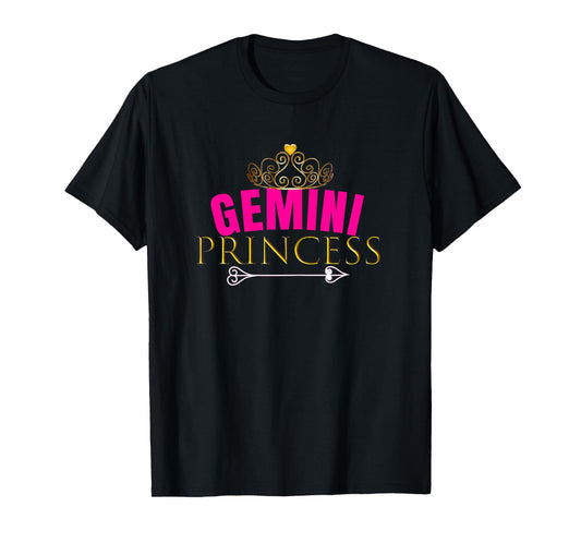 Girls Cute: Gemini Princess Birthday Party Shirt Outfit Gift T-Shirt