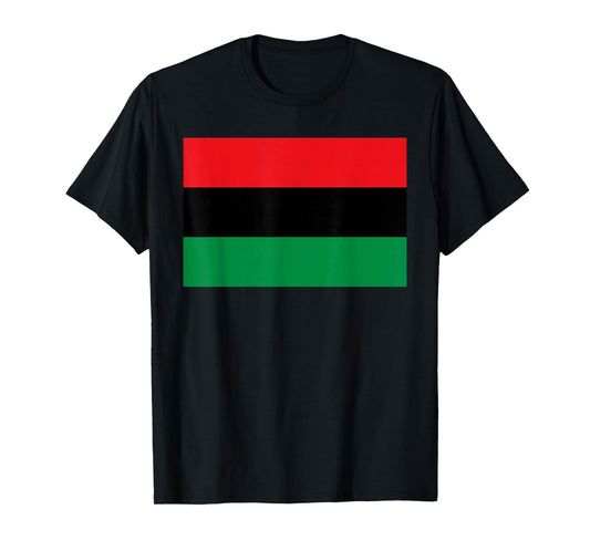 Pan African UNIA Flag Black Liberation Flag Afro-American T-Shirt Small