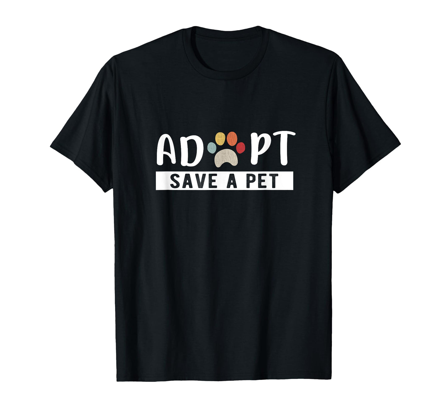 Adopt Save a Pet Cat and Dog Animals Rescue T-Shirt