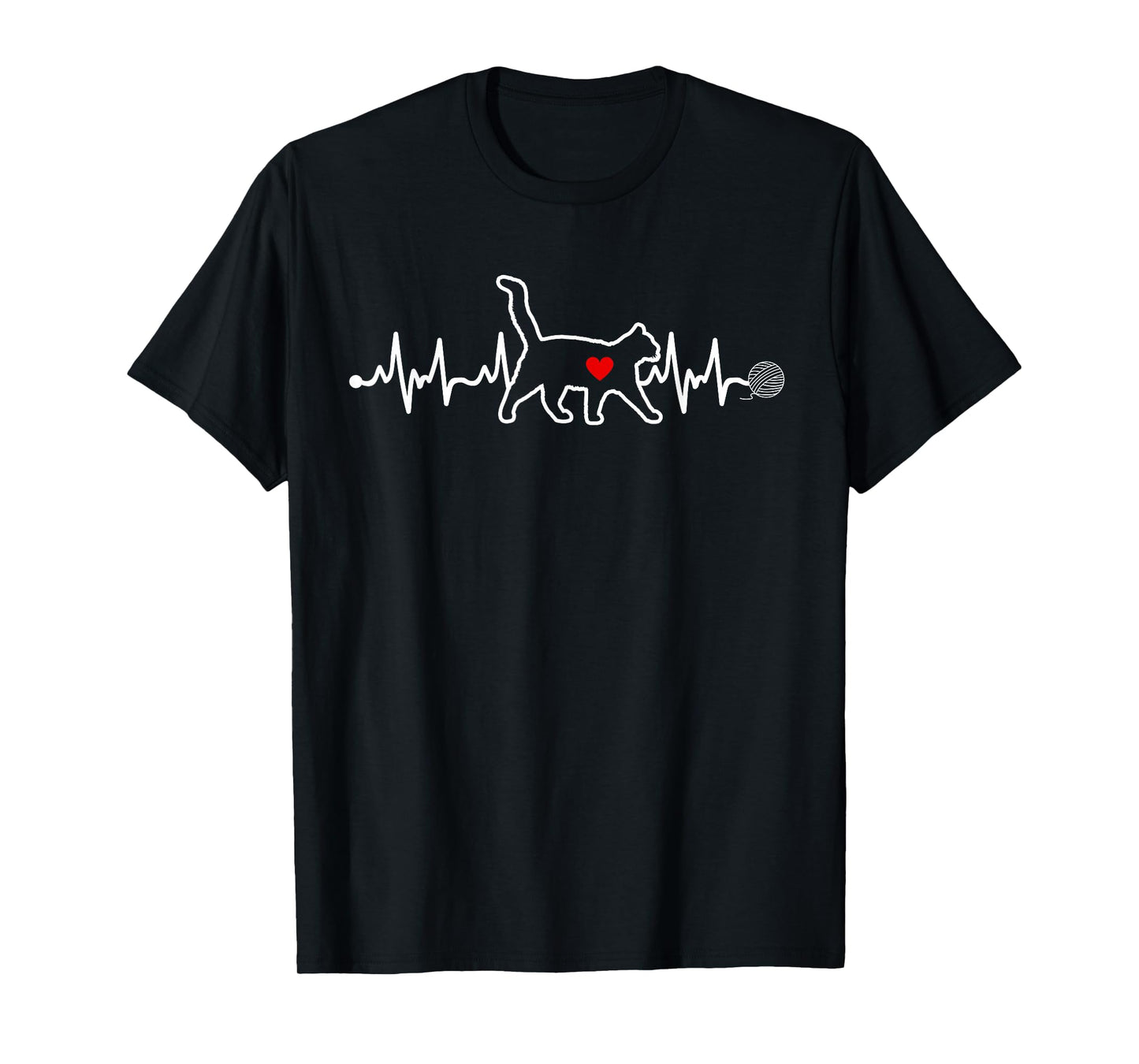 Cat Heartbeat Clothing - Heartbeat Cat T-Shirt