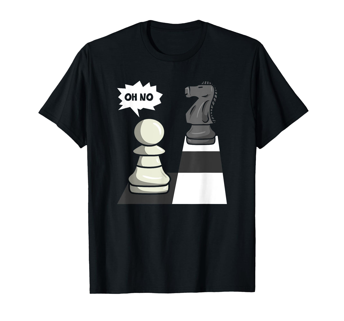 Chess Funny Move Knight To Pawn Funny Chess Player T-Shirt