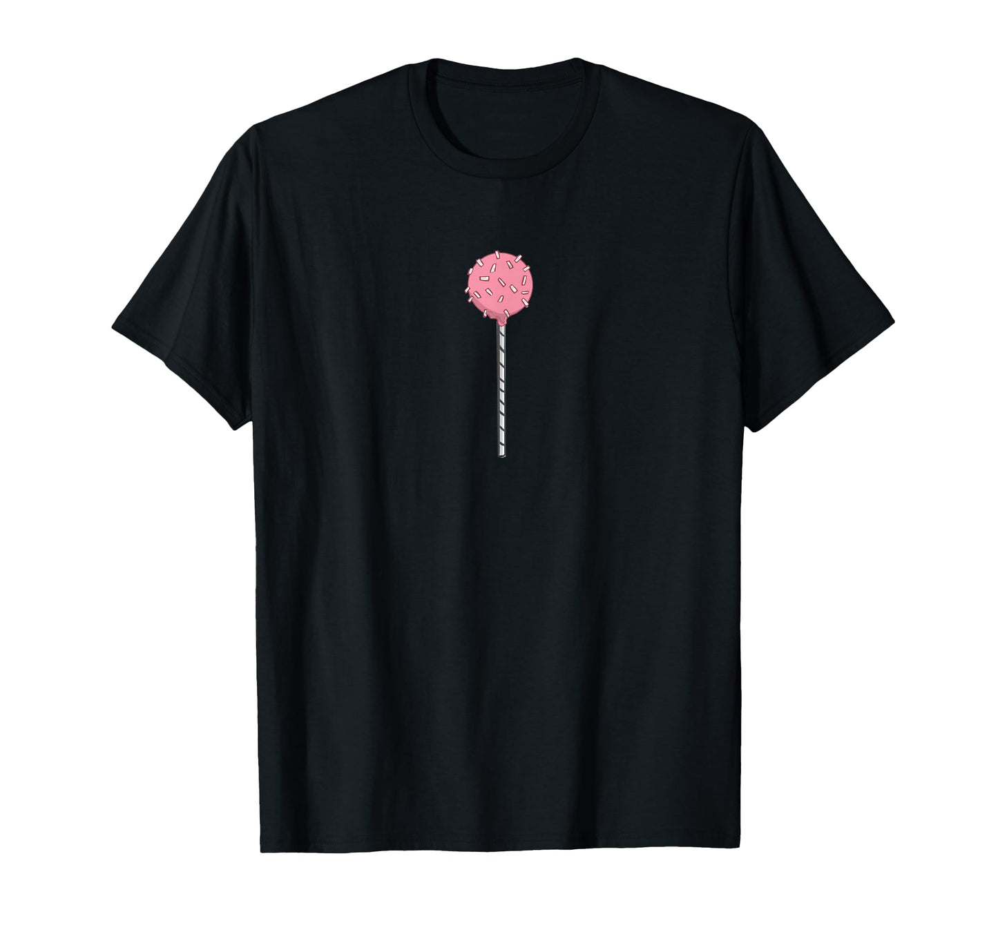cute vintage pink cake pop with sprinkles Christmas treat T-Shirt