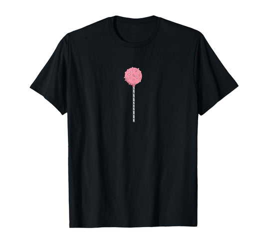 cute vintage pink cake pop with sprinkles Christmas treat T-Shirt