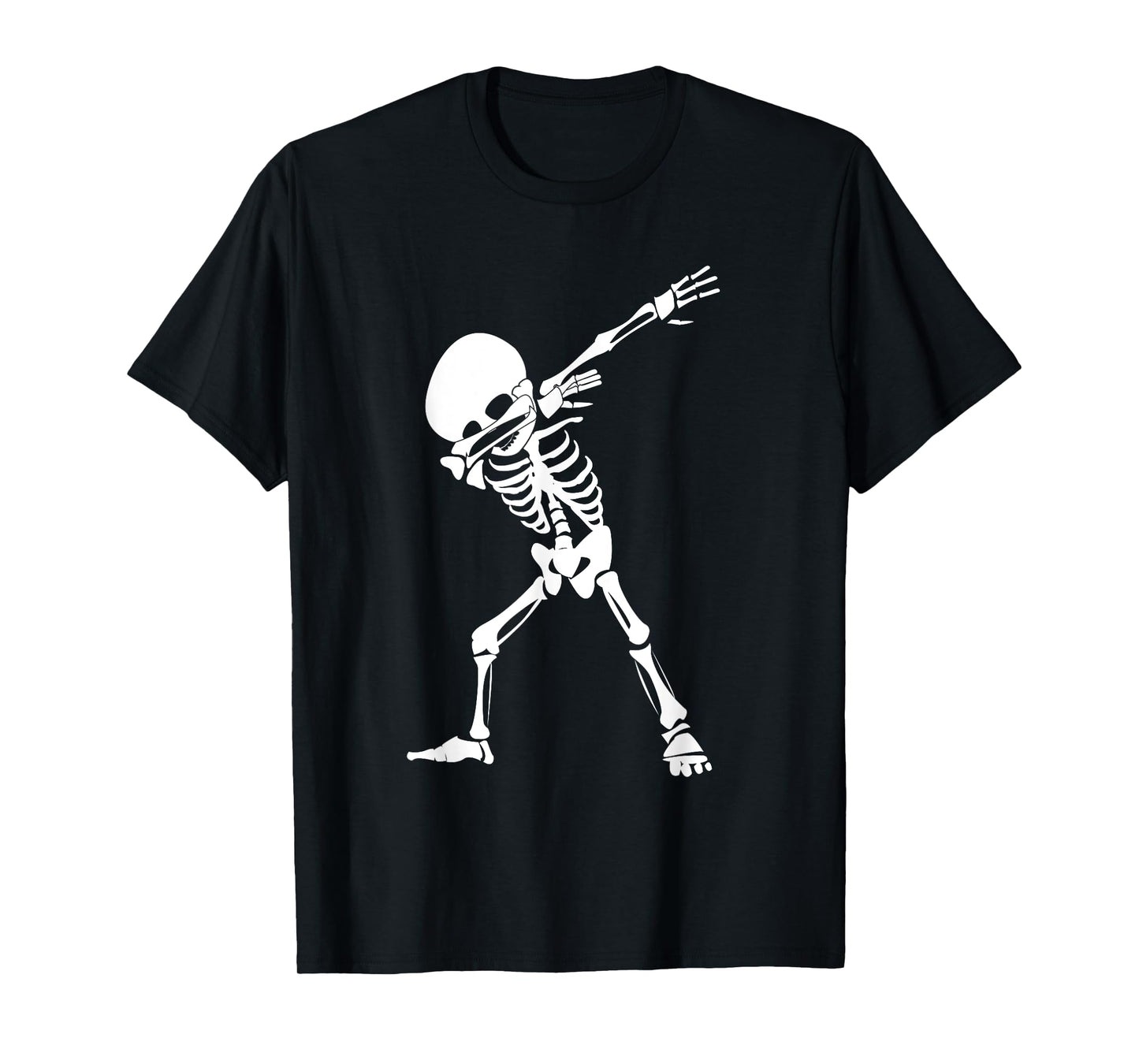Dabbing Skeleton Shirt - Funny Halloween Dab Skull T-Shirt T-Shirt