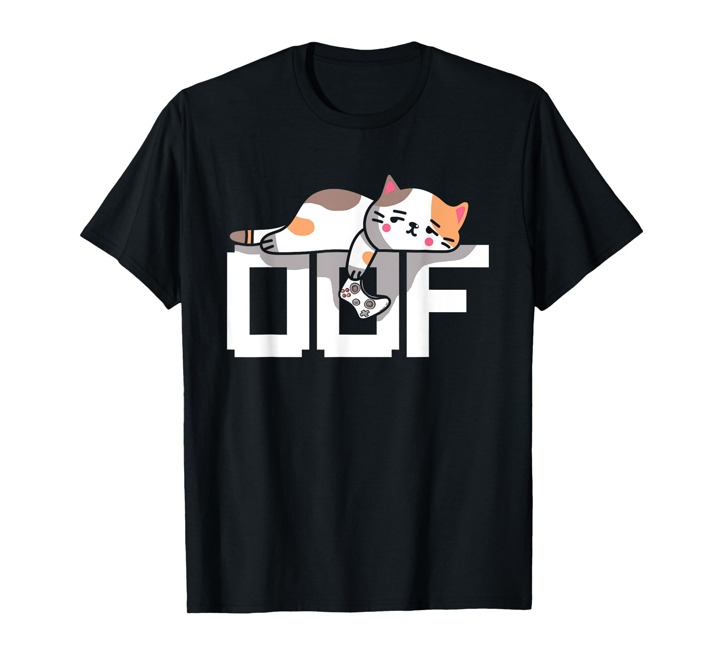 Oof Gamer Meme Noob Internet Culture Gamer Cat Men Women Girls Kids T-Shirt