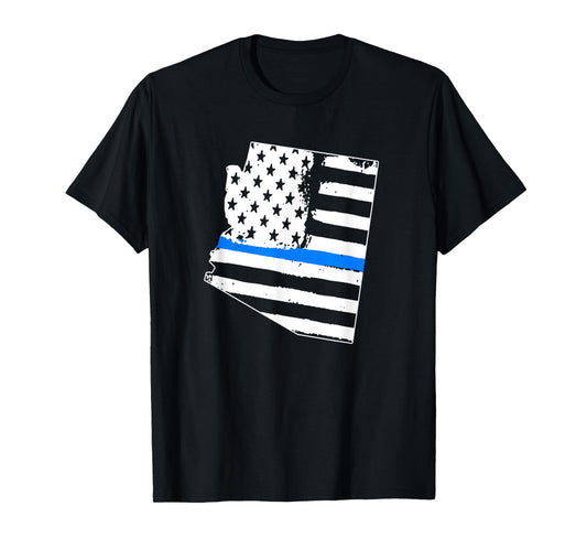 Thin Blue Line Phoenix Arizona Police Gifts T-Shirt