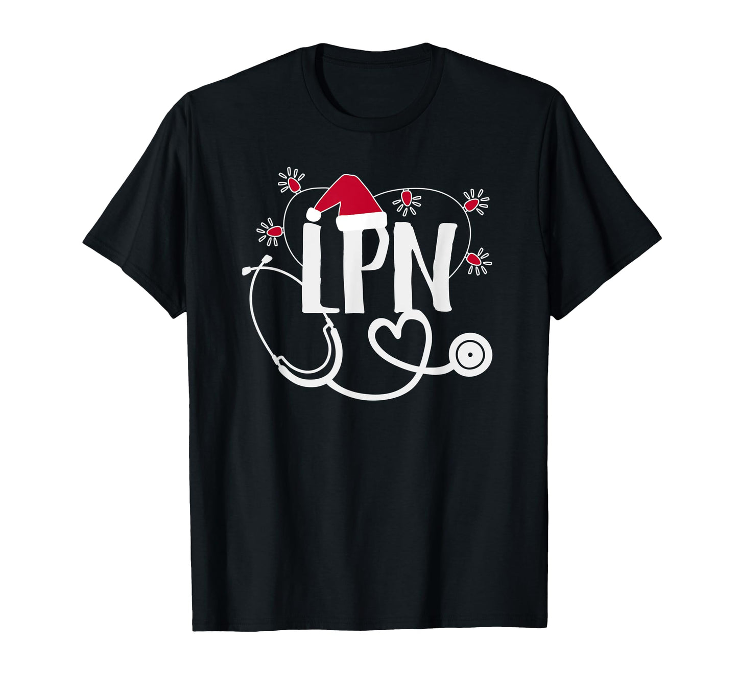 Cute Christmas Nurse - LPN Christmas T-Shirt