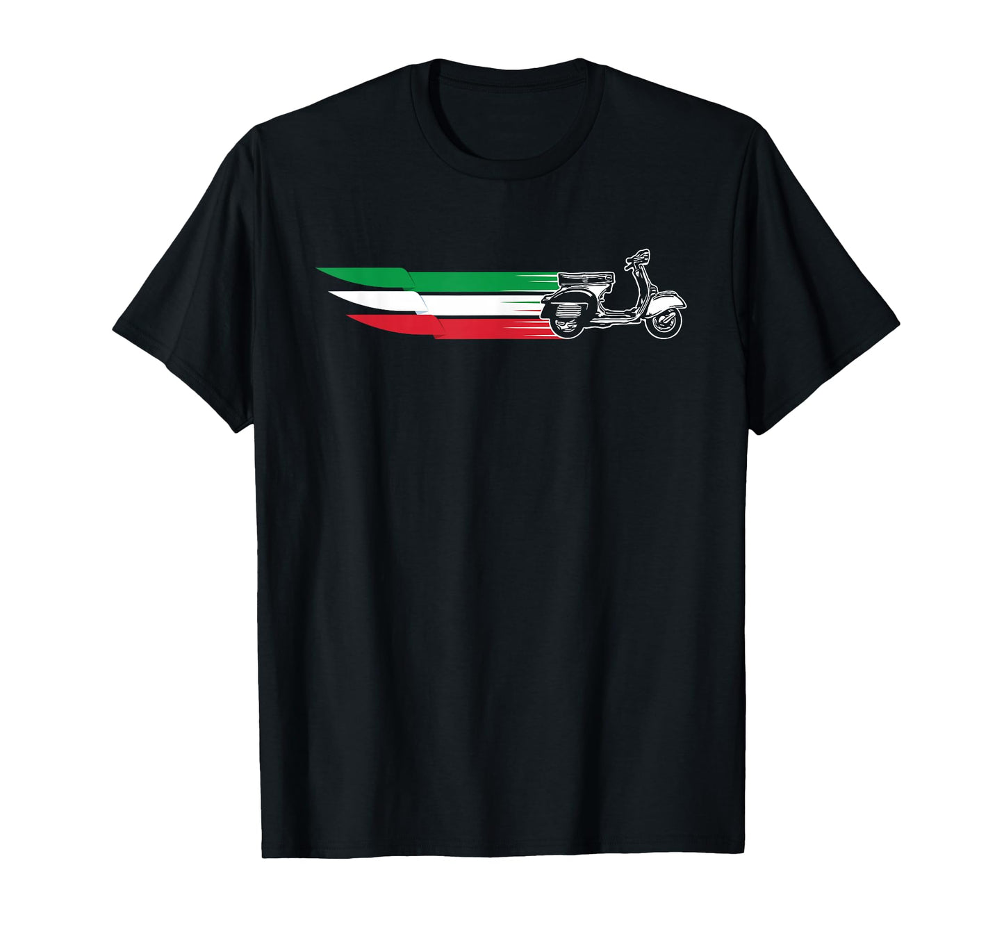 Tricolore - Italian Flag T-Shirt Italian Scooter T-Shirt