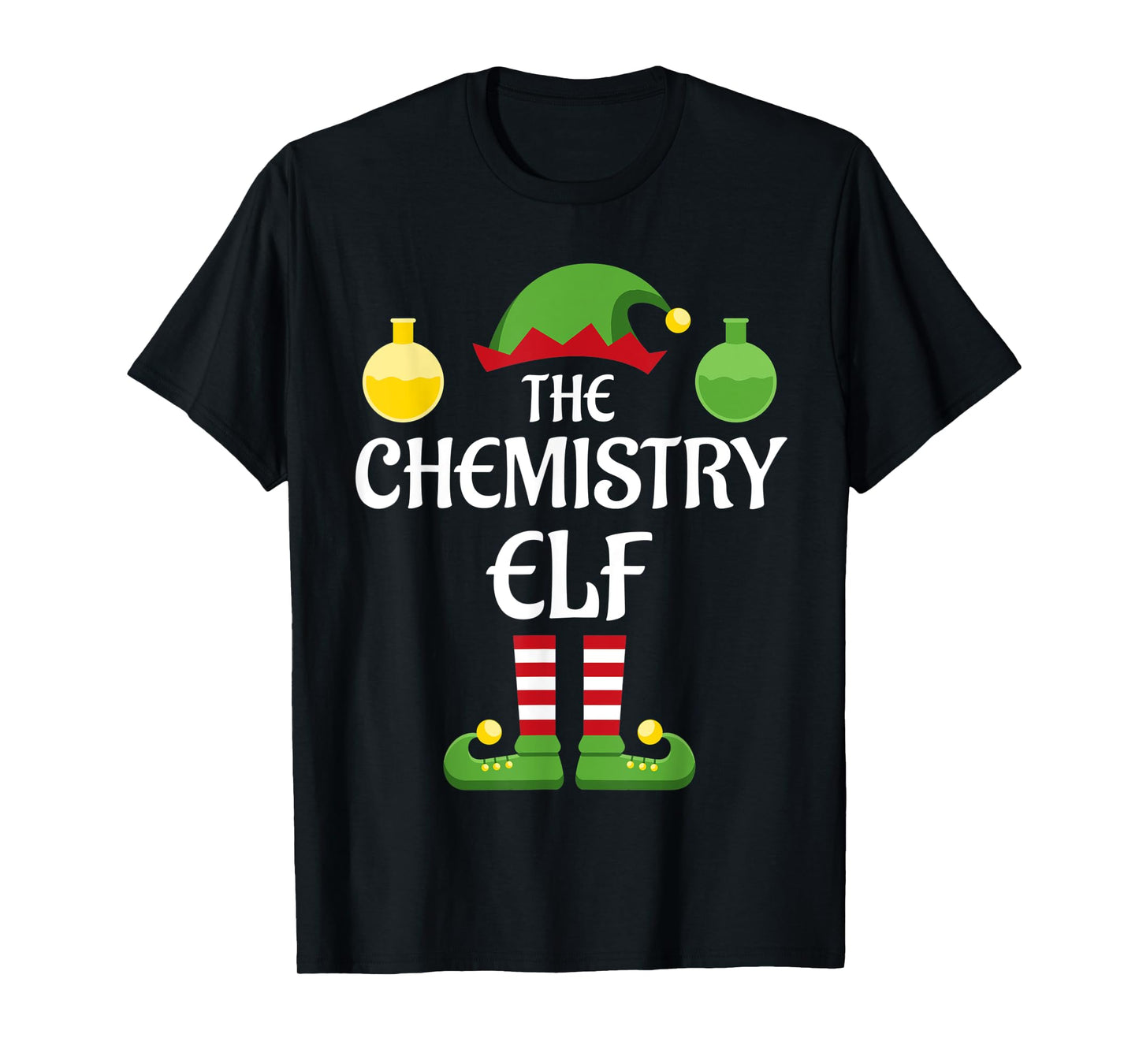 Chemistry Elf Family Matching Group Christmas Science T-Shirt
