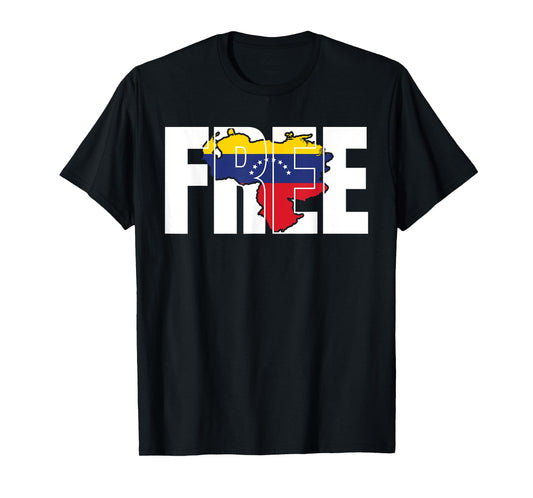 Free Venezuela Pride Roots Quote Hispanic Heritage T-Shirt