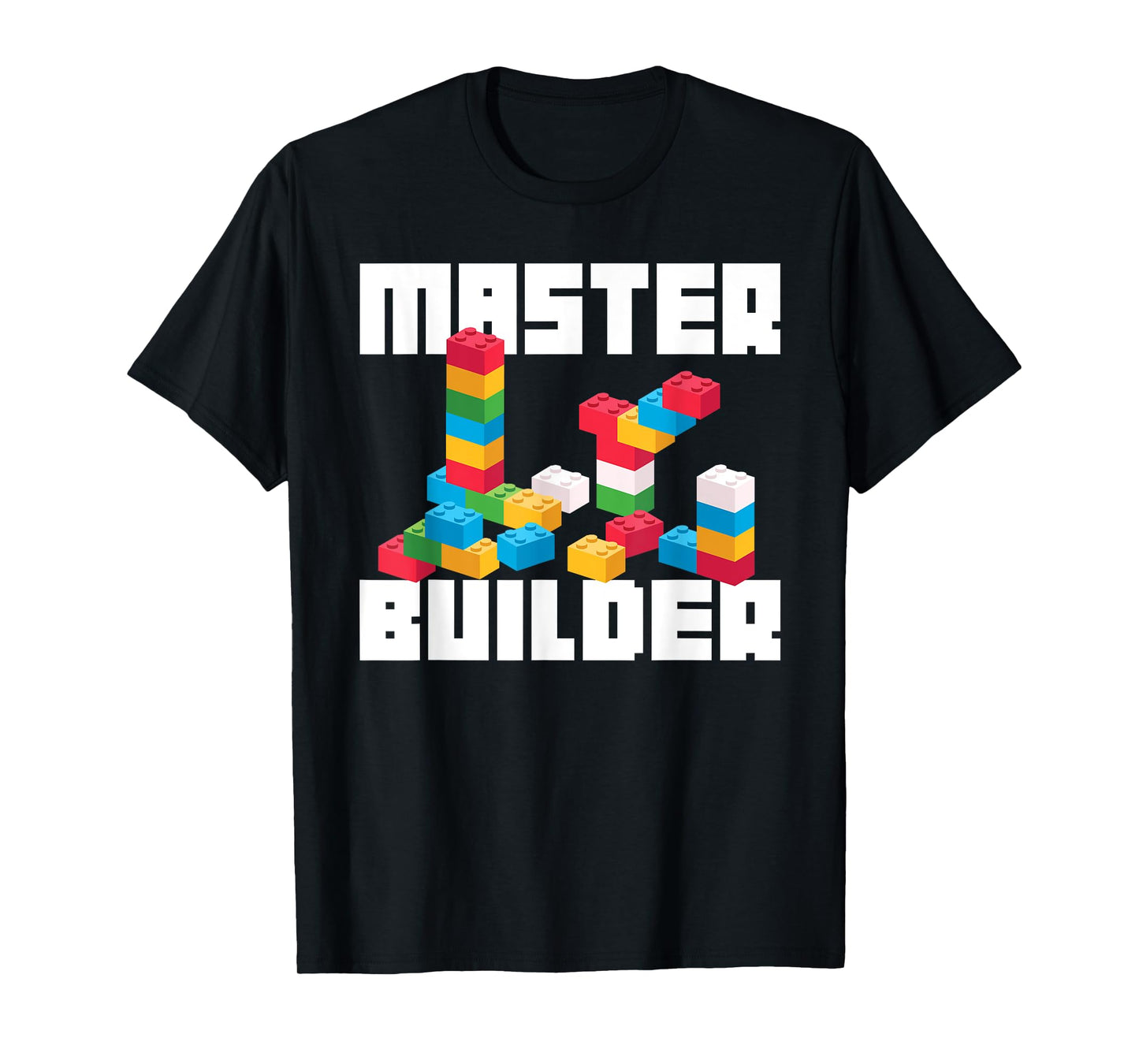 Cool Master Builder Funny Building Blocks Gift Men Women T-Shirt