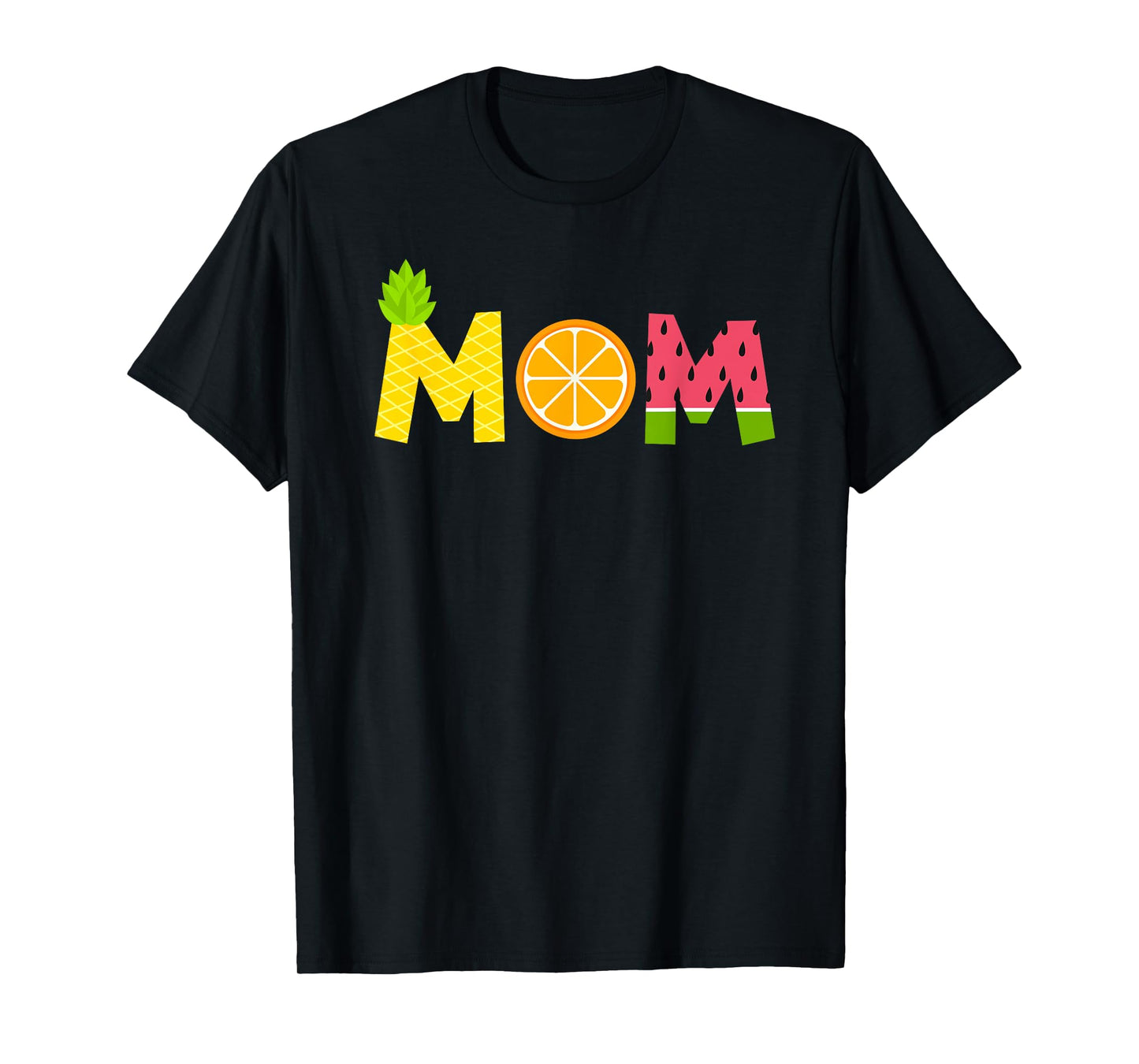 Funny Mom Fruitarian Lover Summer Mommy Fruit Slice T-Shirt