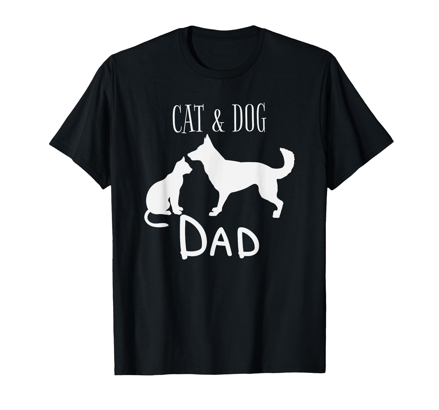 Cat Dog Dad Owner Cute Father Daddy Pet Animal Papa Gift T-Shirt