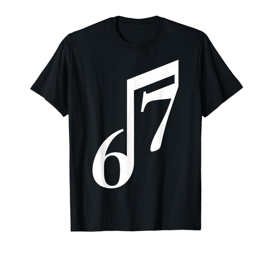 67 Music Meme Slang Six Seven Music Teacher Funny Musician T-Shirt