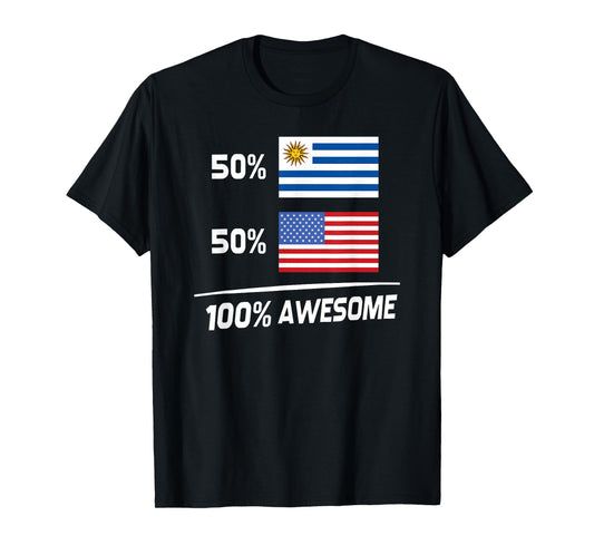 Uruguayan American Flag Uruguay USA T-Shirt