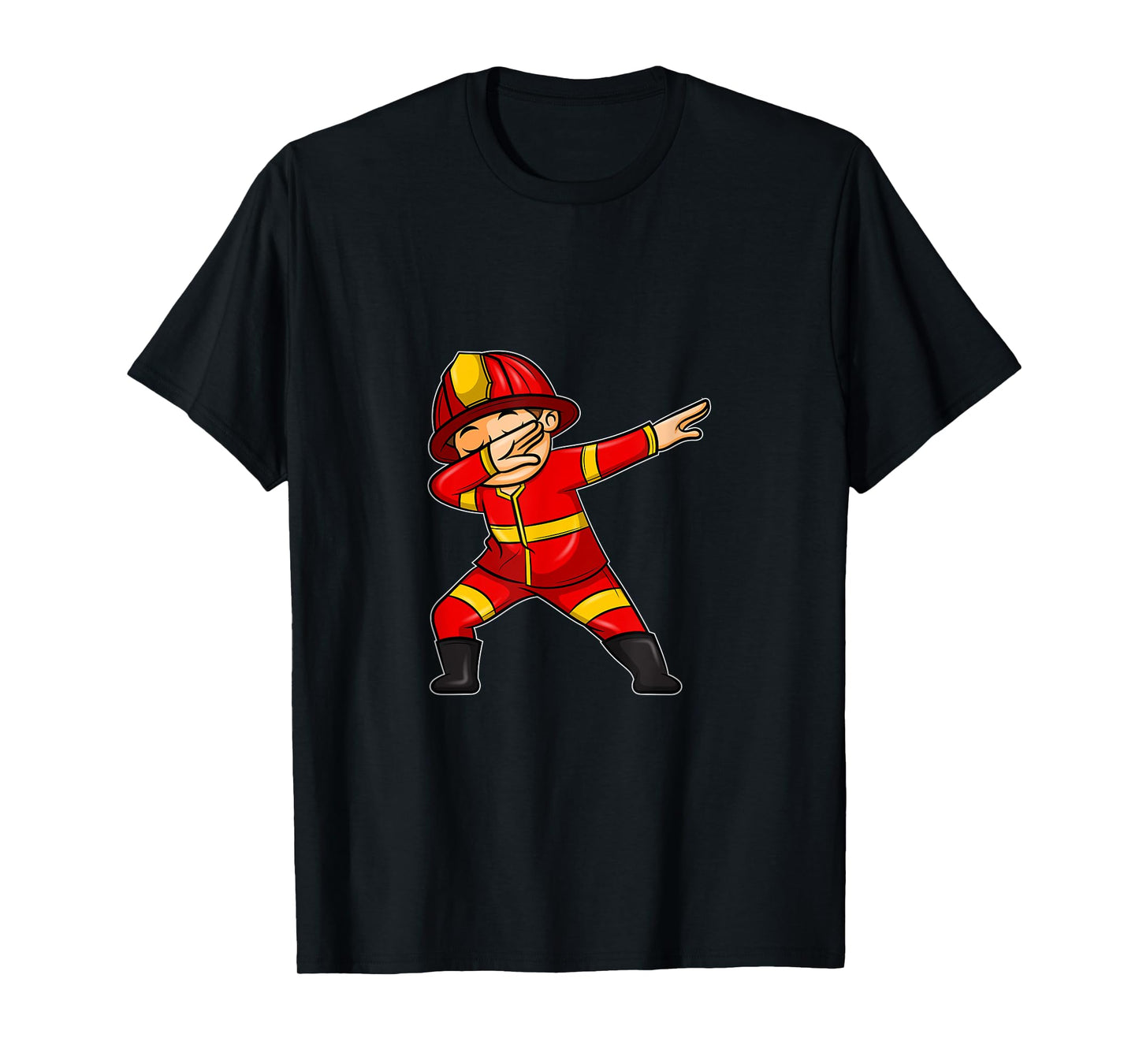Dabbing Fireman Hero Firefighting For Little Firefighters T-Shirt
