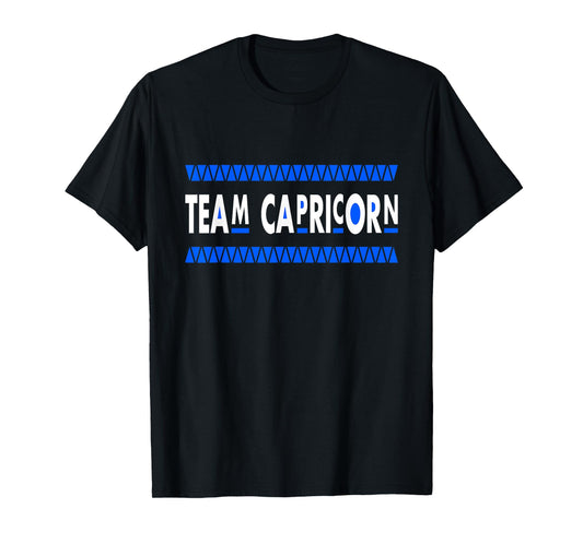 Team Capricorn Girl Capricorn Man January December Birthday T-Shirt